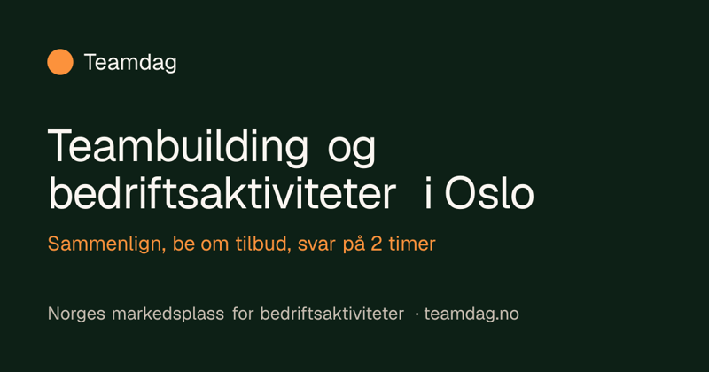 Teamdag – Oslo