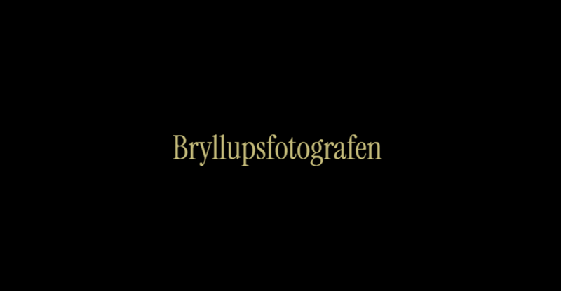 Bryllupsfotografen – Oslo
