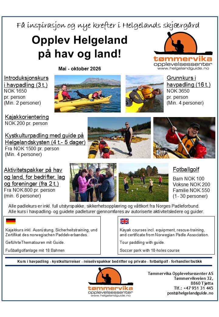 Tømmervika Opplevelsessenter – Sandnessjøen